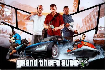 Grand Theft Auto V видео игры GTA 5 Искусство Шелковый постер декоративная стена картина