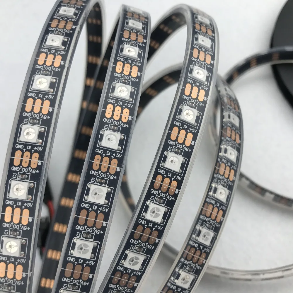 4 м IP68 DC5V WS2812B 240 светодиодный s(60 Светодиодный s/M) адресуемый полноцветный rgb лента