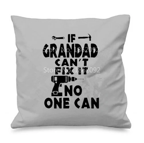 Забавный если не сможет его починить чехол для подушки с ручным сверлом крутой