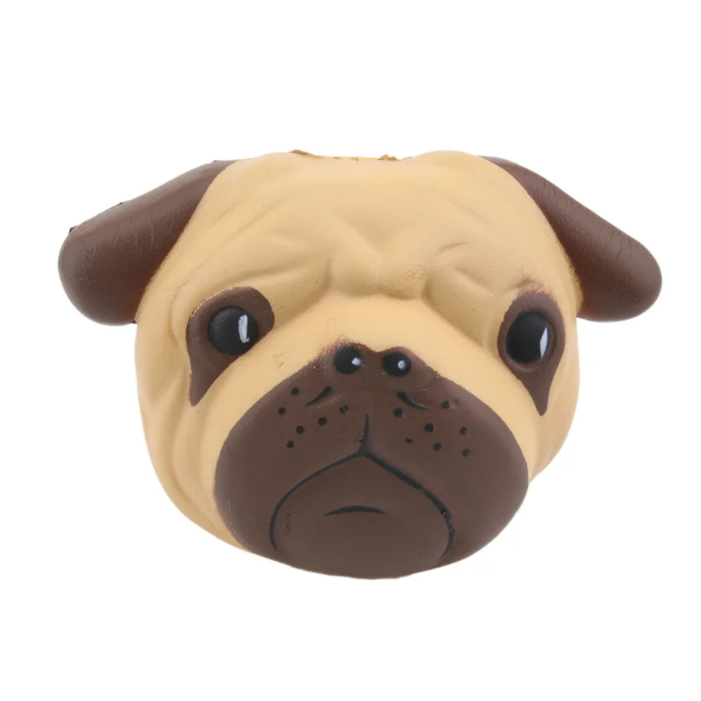 Забавная игрушка антистресс мяч мопса мини сжимаемые игрушки медленно