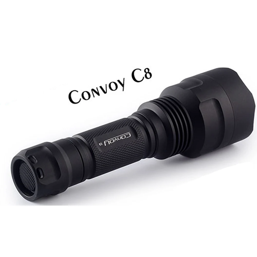 Интегрированный Светодиодный фонарь Convoy C8 Cree XML2 max.1000 люмен уличный для