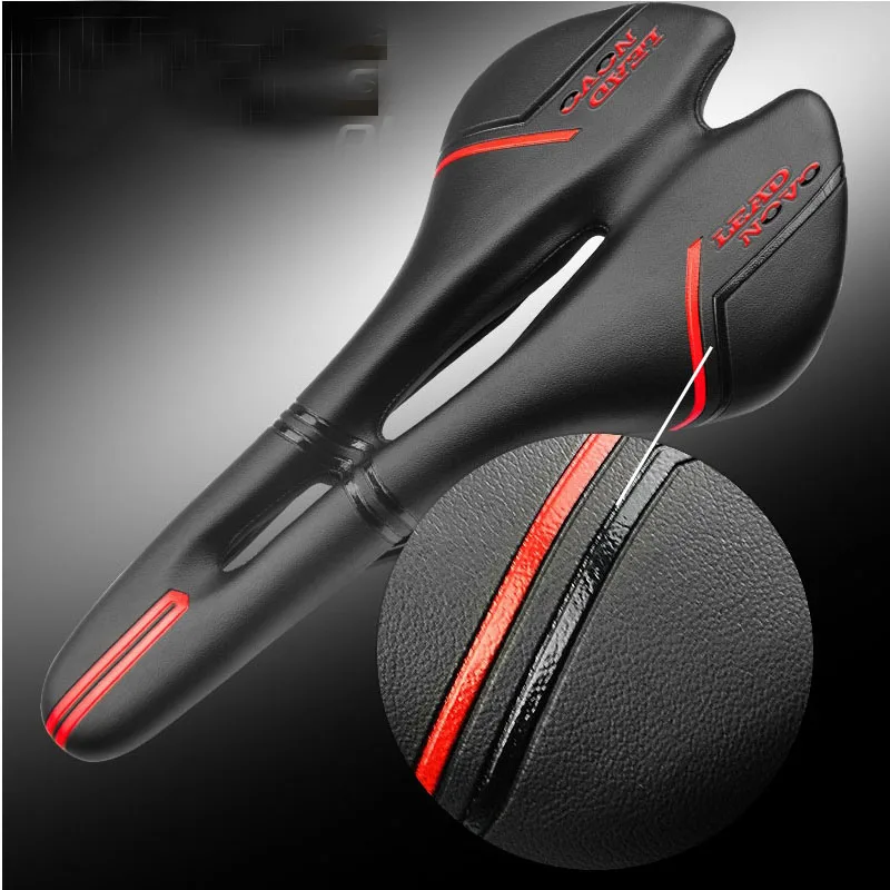Leadnovo 2017 углерода седло искусственная кожа мягкая sillin MTB дорожный мотоцикл Selle Italia