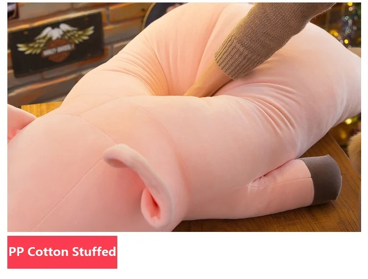 

Stuffed Animal Toys Pink Sleepy Pig Plush Doll PP Cotton Toys for Children Girls Birthday Gifts Adults Cushion Pillow 40cm-80cm