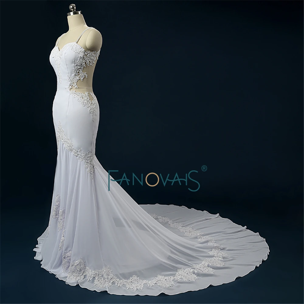 Женское платье с кружевной аппликацией abito da sposa чудесное для свадьбы в стиле бохо