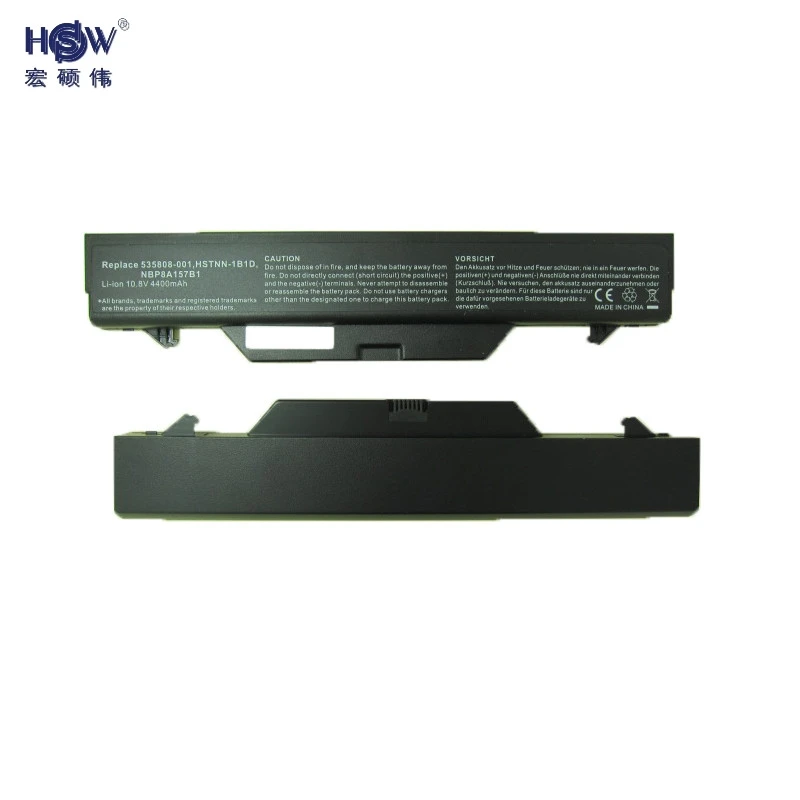 HSW 6 ячеистая для ноутбука Батарея 513129 361 513130 321 535808 001 аккумулятор большой емкости