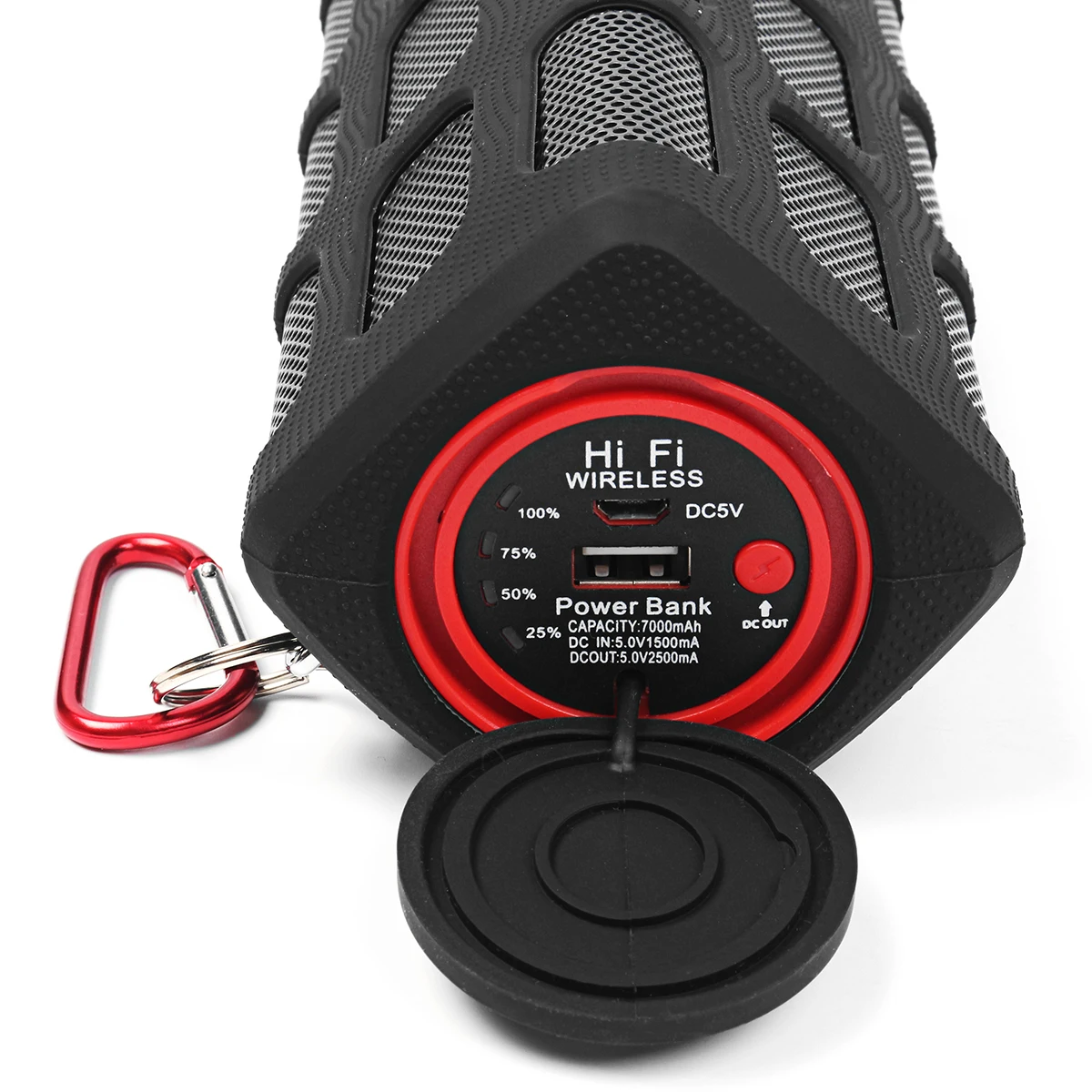 KINCO bluetooth динамик открытый беспроводной бас 30 часов 7000 мАч портативный динамик s Водонепроницаемость