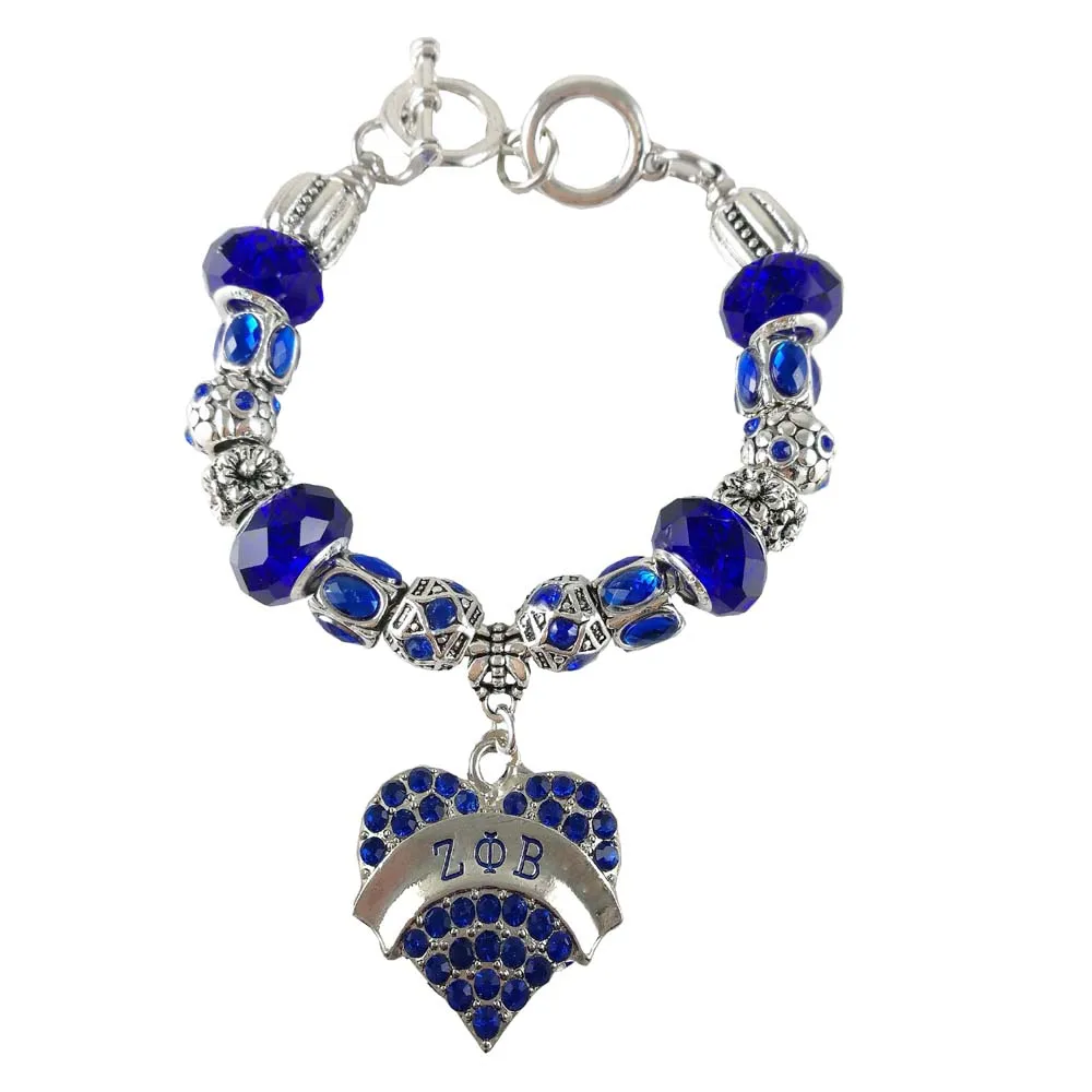ZPB новая ручная работа zeta Phi Beta Sorority на заказ DIY Шарм бисерный браслет ювелирные изделия
