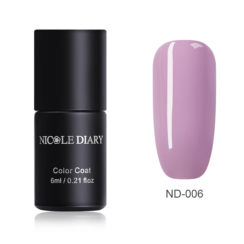 Other ND-006 NICOLE дневник одношаговый лак для ногтей УФ-гель серый красный серия блеск замочить от гель-лака нет необходимости базовое верхнее покрытие ногтей DIY - Цвет: Other ND-006