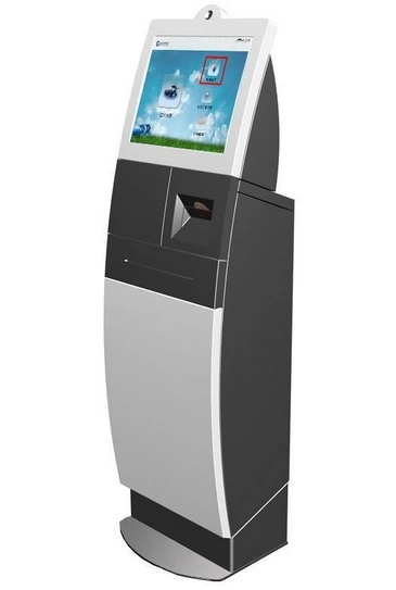 Киоск для оплаты купюр с сенсорным экраном приемником денег на возврат банкнот