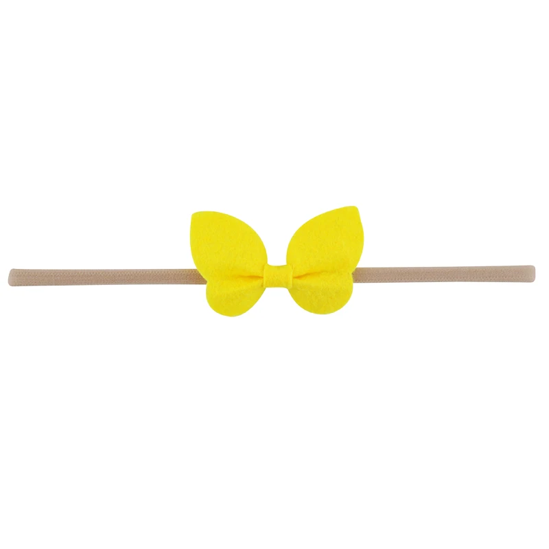 12 шт. бабочка Фетр мягкий с эластичной нейлоновой повязкой на голову для