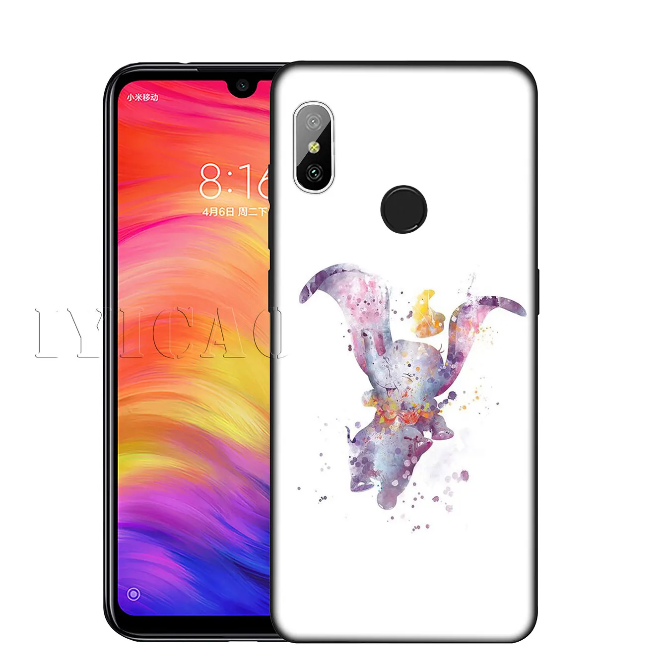 IYICAO Dumbo elephant Soft Silicone Phone Case for Xiaomi Mi 10 9 9T CC9 CC9E 8 SE A3 Pro A1 A2 Lite 6 pocophone f1 mi9 mia2 |
