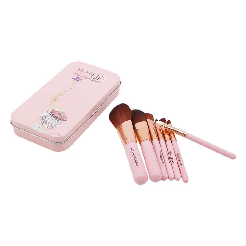 Милый набор косметических инструментов для макияжа Pro розовая фиолетовая мягкая
