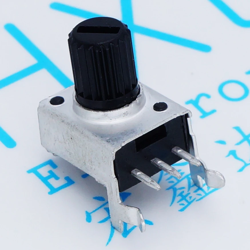 100 шт./лот короткая ручка 7 5 мм RV09 потенциометр изгиб ноги/вертикальная 10K 50K WH09 B103