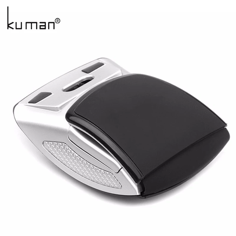 Kuman Wireless Mouse 2.4G Computer Foldable Travel Notebook Mute Mini Mice USB Nano Receiver for Laptop Desktop YLM-B001 | Компьютеры и