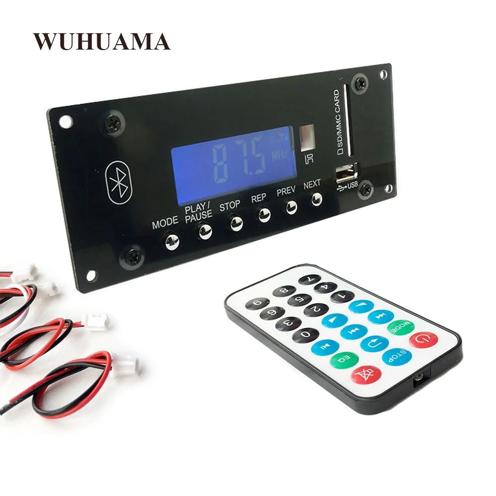 DC12V BT APP управление Bluetooth 4 0 MP3 модуль декодирования платы SD MMC карта USB FM APE FLAC WAV WMA