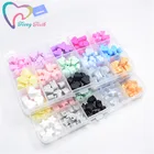 40 шт., силиконовые бусины в виде сердца