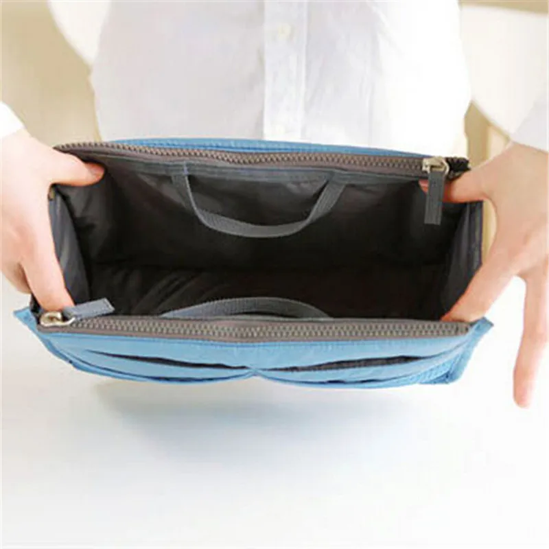 2017 Для женщин Макияж Организатор сумка Сумочка Кошелек Большой Лайнер