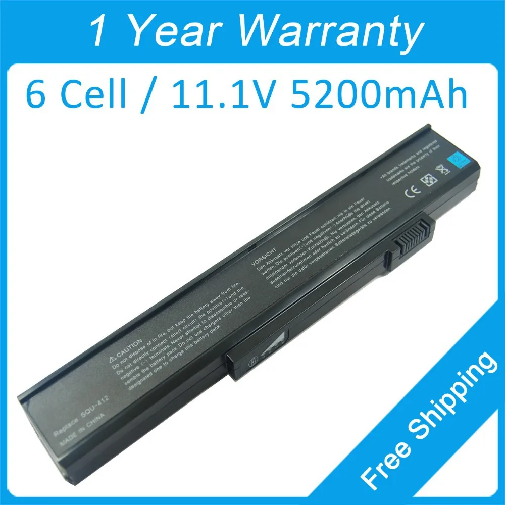 

New 6 cell laptop battery for gateway MX6124 MX6128 MX6135 M255 M360 M460 SQU-415 916C4730F QND1BT1ZZZTAW2 QND1BTIZZZ00T5