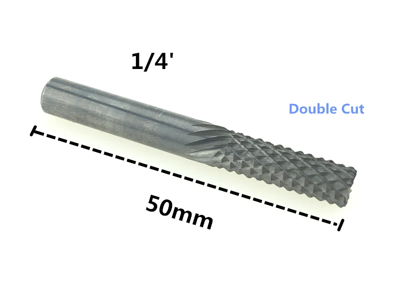 Jrealmer 1/4 &quot* 50 мм 1 шт. вольфрамовый Карбид заусенцев фреза вращающийся инструмент