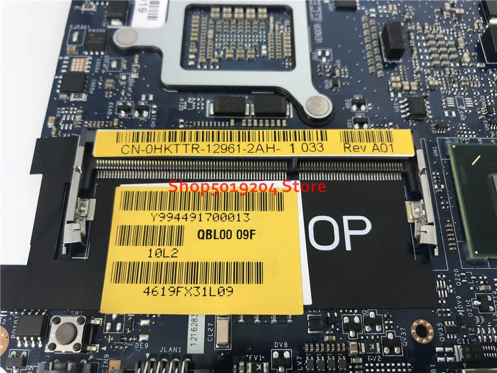 Для Dell XPS 15 L521X материнская плата для ноутбука CN-0HKTTR 0HKTTR SR0MR I7-3612QM QBL00 LA-7851P 100%