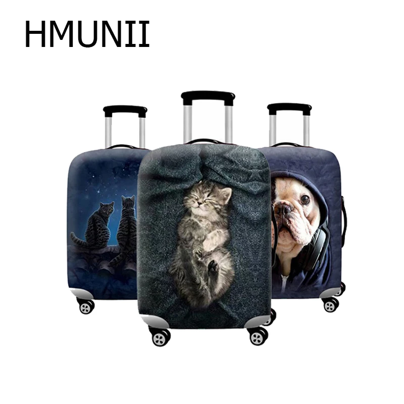 

Чехол для чемодана HMUNII, эластичный, пылезащитный, новый, защитный чехол на чемодан