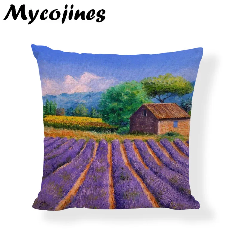 Чехол на подушку с лавандовой накидкой 17 дюймов для сада и гостиной|decorative throw pillows