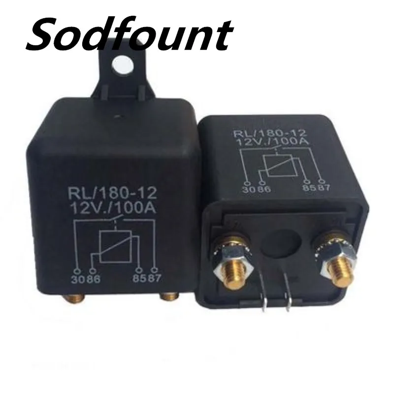 Реле высокого тока 12 В 24 200A автомобильное реле запуска 1 шт.|relay car|relay automotiverelay ssr |