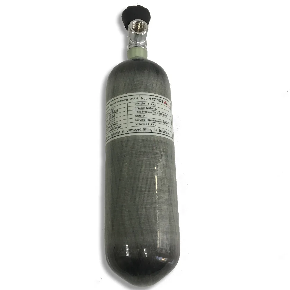 AC121731 Rifle Pcp Air Diving 2.17 Compressed Carbon Fiber Cylinder For Gun Paintball Tank Condor With Valve | Безопасность и