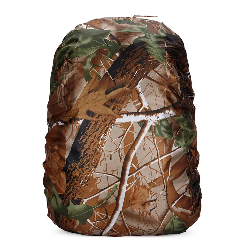 Leaf Camo L 100л рюкзак дождевик водонепроницаемый мешок пыли походные сумки портативный рюкзак большой военный армейский большой 90Л 95л мужской xa41a - Цвет: Leaf Camo L