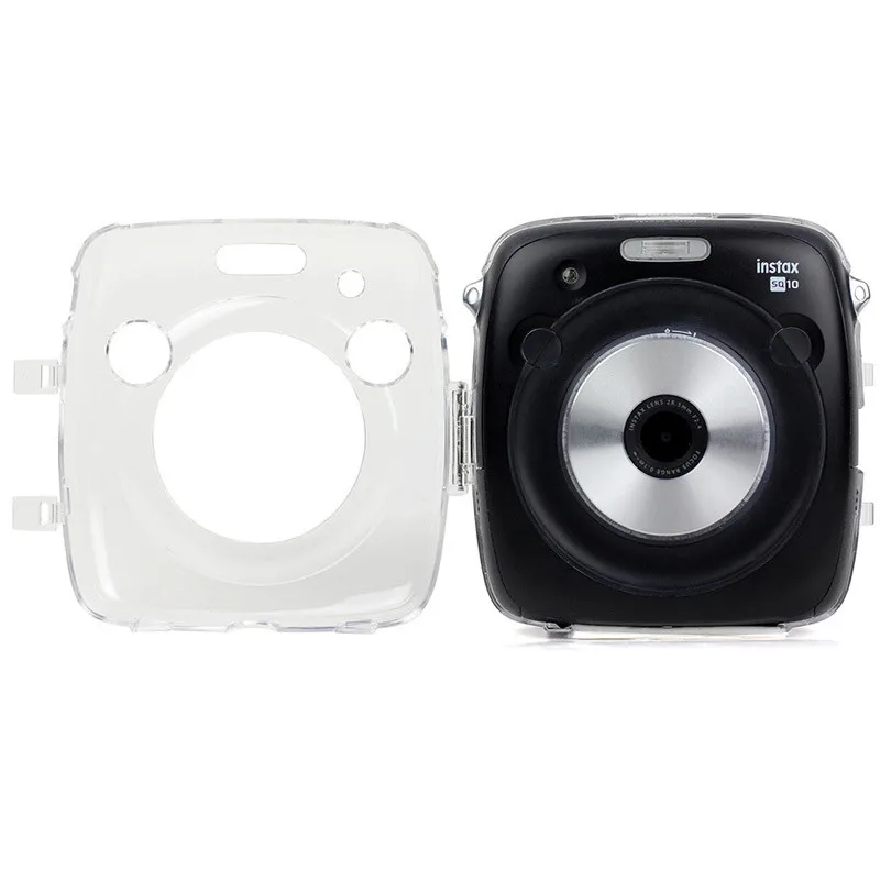 Прозрачный чехол для камеры Fujifilm Instax Square SQ10 ПВХ защитный с плечевым ремнем |