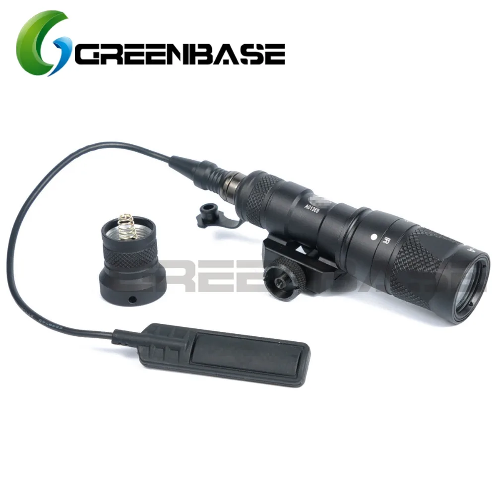 

Тактический Мини-фонарь Greenbase SF M300V, светодиодный фонарь для оружия с постоянным стробоскопом, с мгновенным выходом для охоты