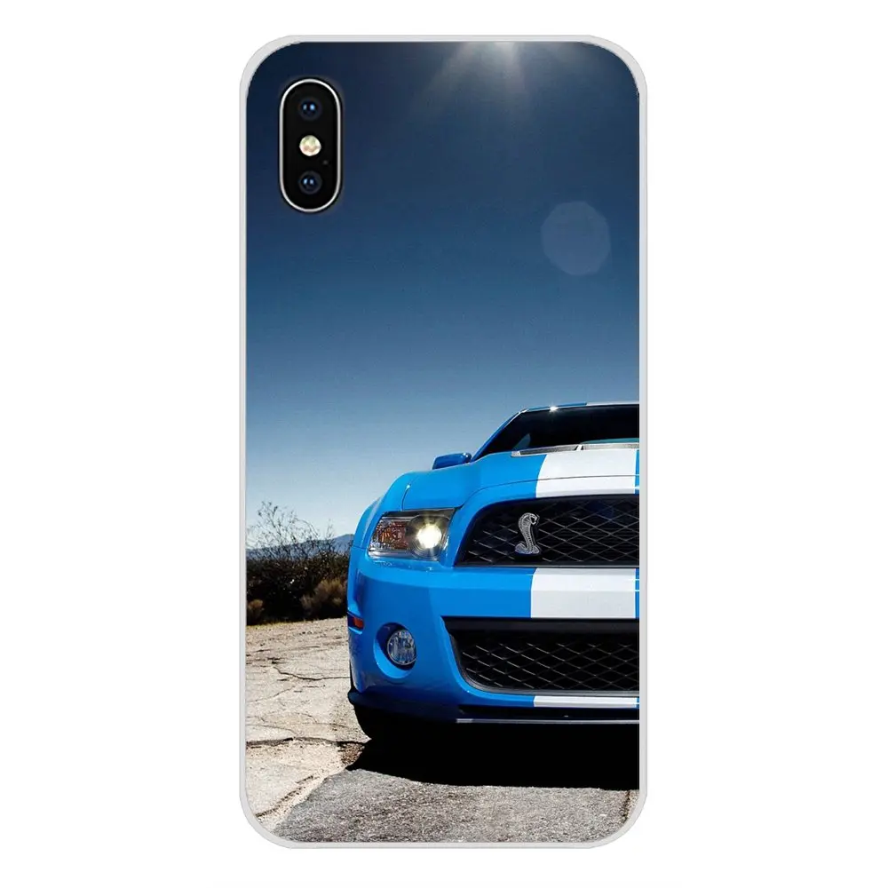 Для Apple iPhone X XR XS MAX 4 4S 5 5S 5C SE 6 6S 7 8 Plus ipod touch Аксессуары чехлы для телефонов ford mustang