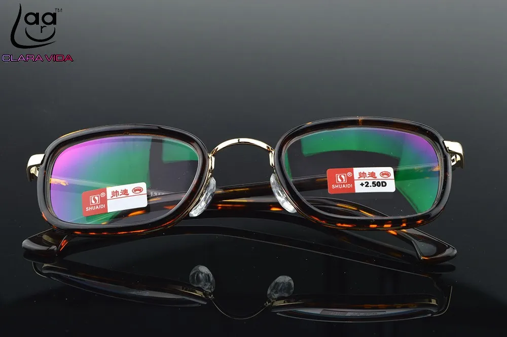 Очки для чтения в стиле Ботаника с овальной винтажной оправой ручной работы = shuaidi