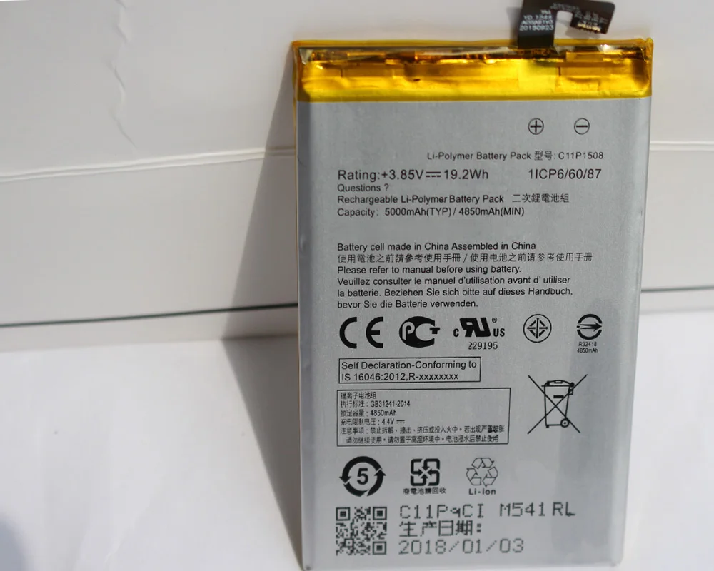 ISUNOO C11P1508 5000 мАч аккумулятор для ASUS Zenfone Max ZC550KL Z010AD Z010DD Z010D Z010DA Замена батарей