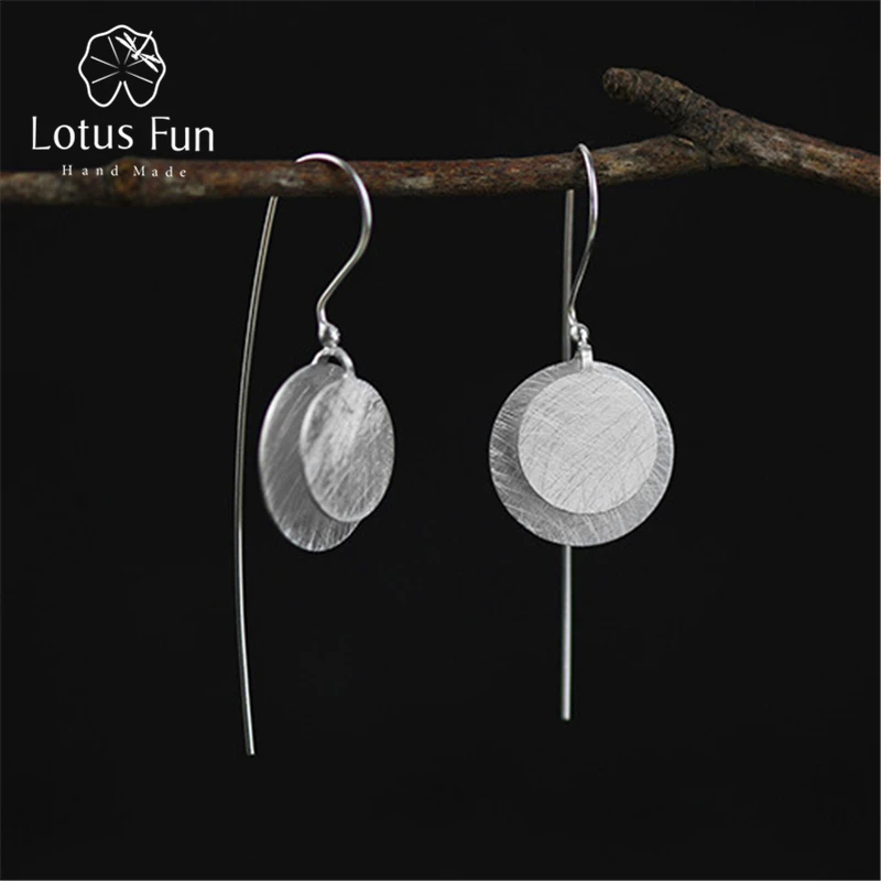 Lotus Fun реальные 925 Серебро Природный оригинальный ручной Красивые ювелирные