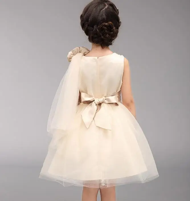 2017 летнее платье принцессы для маленьких девочек детская одежда свадебное