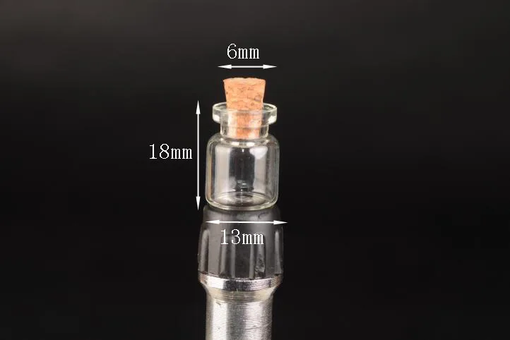 300 шт., маленькие стеклянные банки 13 х18х6 мм