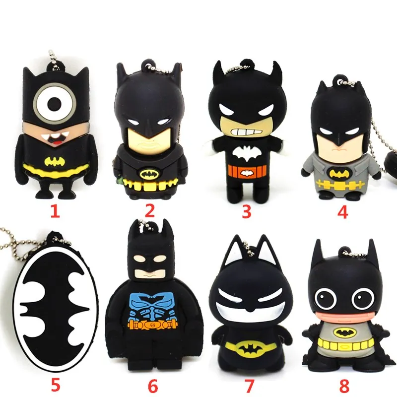 USB флеш накопитель Justice League PenDrive с милым мультяшным Бэтменом 32 ГБ 4 8 16 2 0 карта
