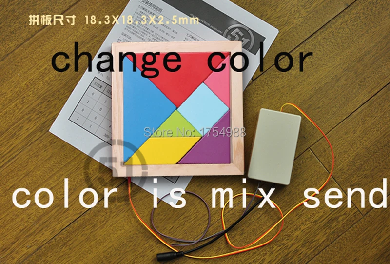 Реквизит для разблокировки Tangram: головоломка Tangram открытия замка реквизит