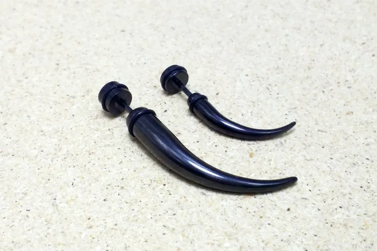 Мужские серьги гвоздики в стиле панк из нержавеющей стали|brincos fashion|earrings silverfashion