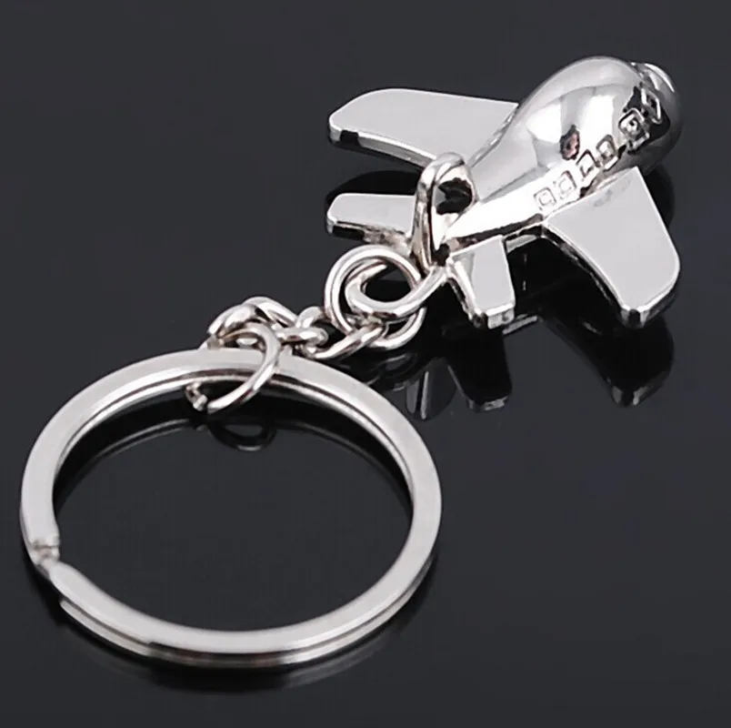 FREE shipping by DHL Wholesale Zinc Alloy Mini 3D Plane Keyring Metal Airplane Pendant Keychain | Украшения и аксессуары