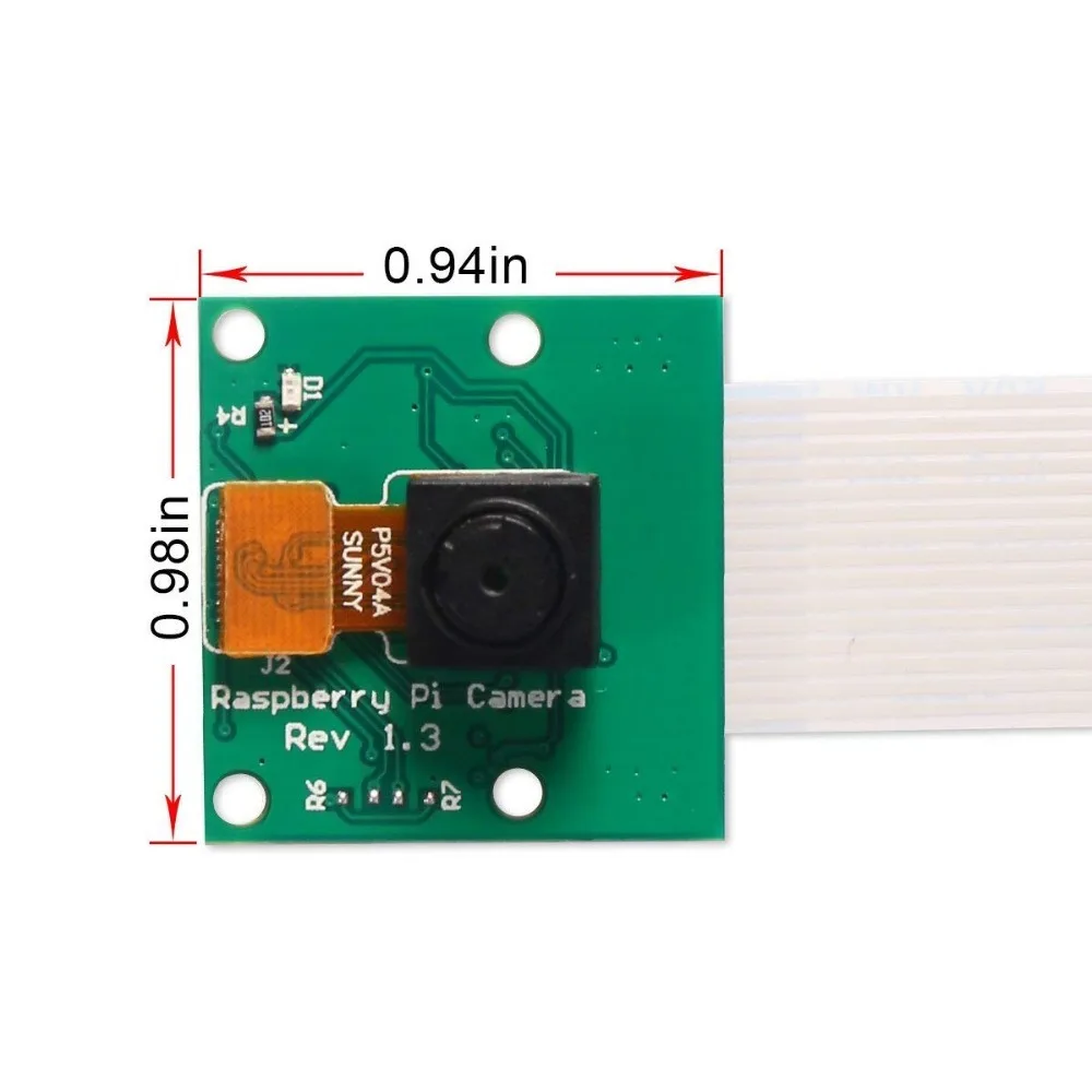 Камера ночного видения 5 Мп 1080P 720P для Raspberry Pi широкоугольная рыбий глаз