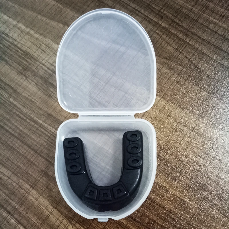 Защита для рта силиконовый двухсторонний резиновый щит защита зубов бокса MMA