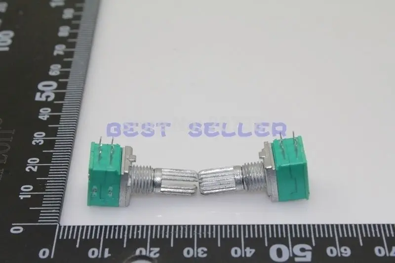 free shipping 10pcs B50K 50k ohm 6 pin Linear Rotary Potentiometer for power amplifier | Электронные компоненты и