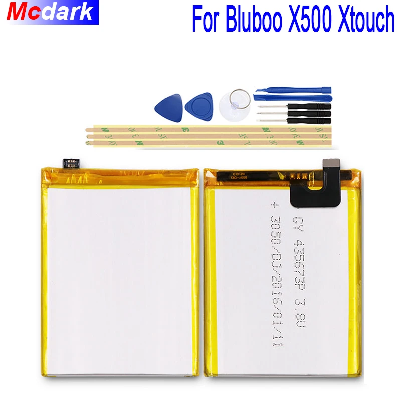 Mcdark 3050mAh батарея для Bluboo X500 Xtouch Batterie аккумуляторная AKKU ACCU PIL мобильный телефон +