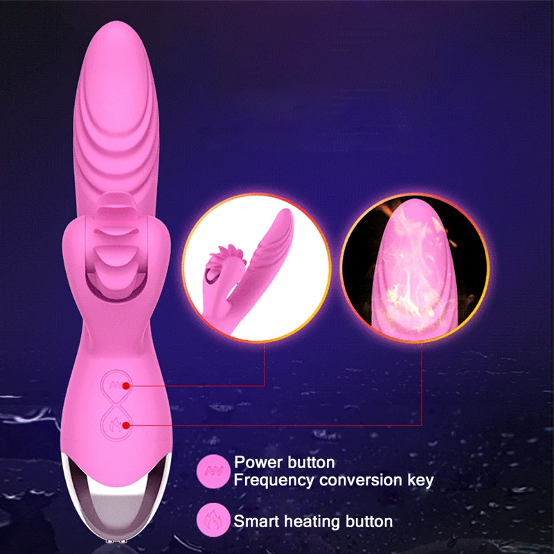 BODYPRO ласки языком кролик вибратор для женщин 7 Режим автоматический