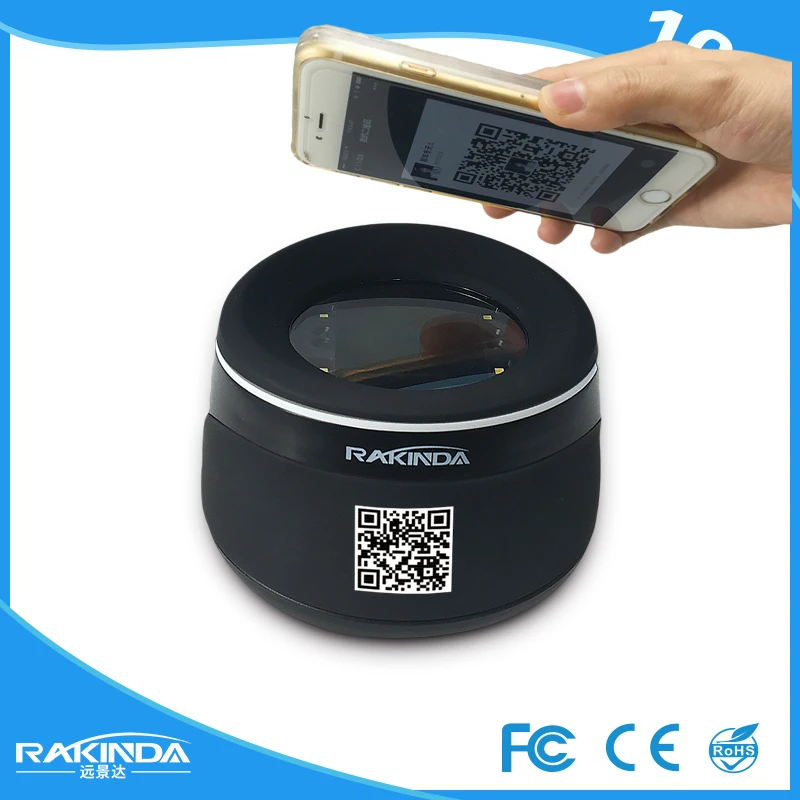 RD4100 новый дизайн Настольный USB 2d телефон сканер штрих кода для сканирования ЖК