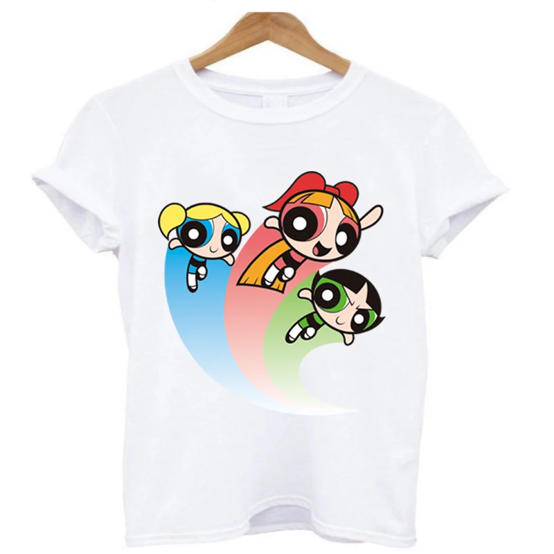 Powerpuff девушки патч термочувствительный глажка печать для одежды гладить на патчи аппликация одной наклейки Топы аппликация