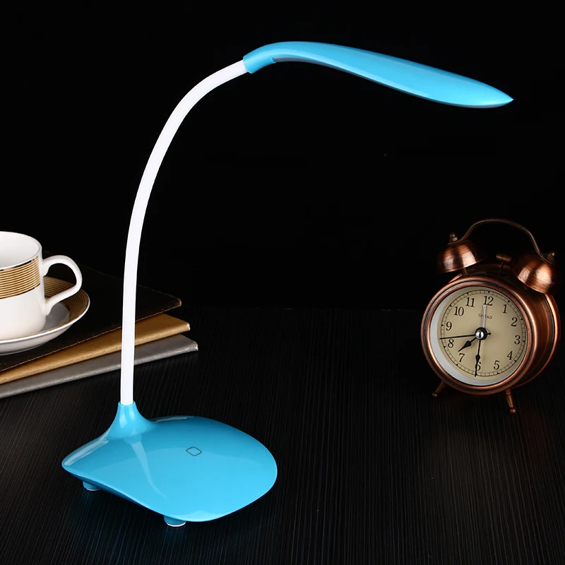 Portable 3-level brightness switching USB Touch Switch LED Flexible Desk Table Lamp led reading lamp touch dimmer | Лампы и освещение