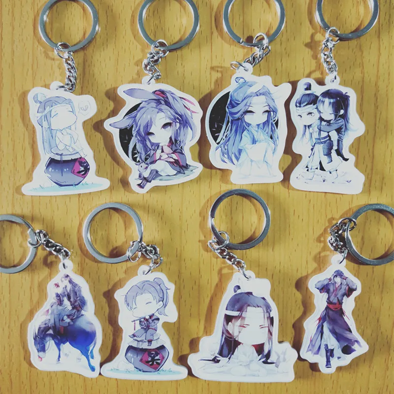 Большой мастер демонического культа Wei Wuxian Lan Wangji Mo Dao Zu Shi BL Yaoi брелок акриловый